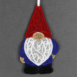 Charming Gnome Ornament (Lace)