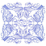 Soaring Robin Kaleidoscope Square