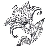 Doodle Treasures - Lily (Blackwork)