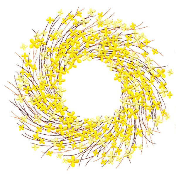 Vibrant Forsythia Wreath