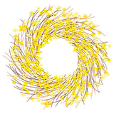 Vibrant Forsythia Wreath