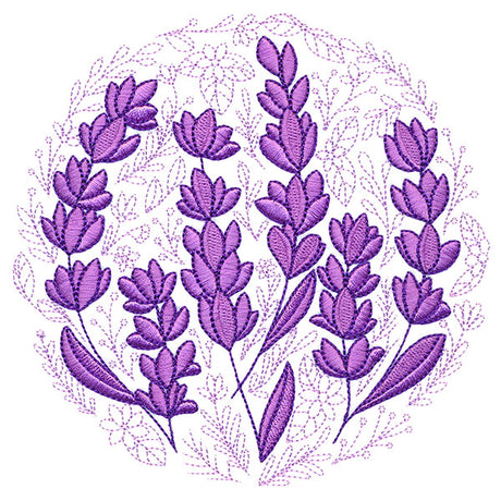 Lovely Lavender Circle