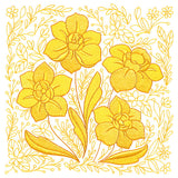 Darling Daffodils Square