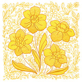 Darling Daffodils Square