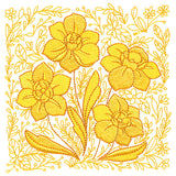 Darling Daffodils Square