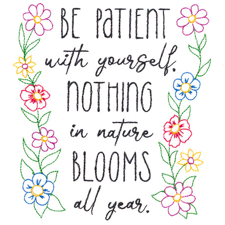 Be Patient With Yourself