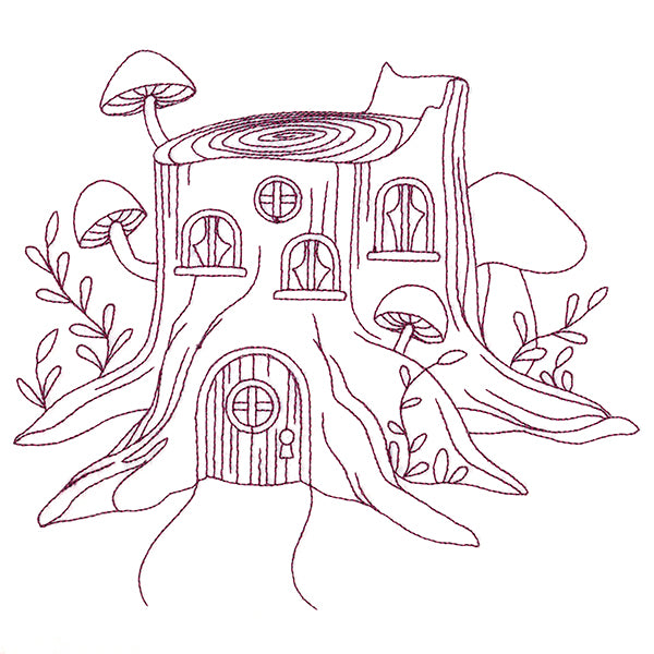 Delightful Gnome Homes - Tree Stump