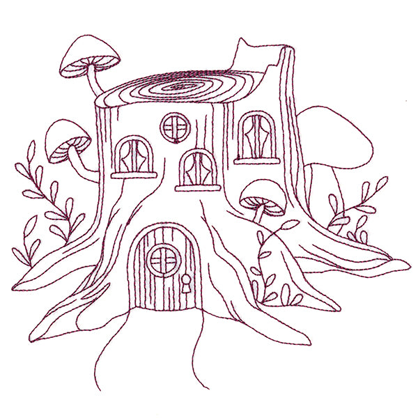 Delightful Gnome Homes - Tree Stump