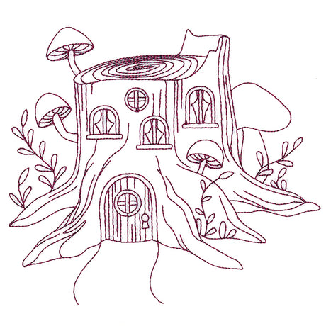 Delightful Gnome Homes - Tree Stump