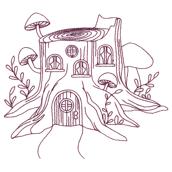 Delightful Gnome Homes - Tree Stump