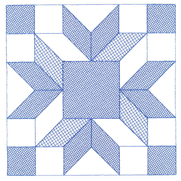 Fun on the Farm Quilting - Merry Kite Square (Trapunto)