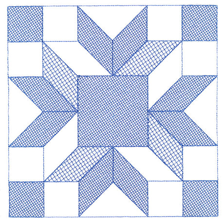 Fun on the Farm Quilting - Merry Kite Square (Trapunto)