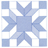 Fun on the Farm Quilting - Merry Kite Square (Trapunto)
