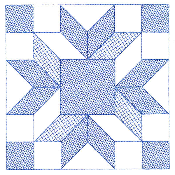 Fun on the Farm Quilting - Merry Kite Square (Trapunto)