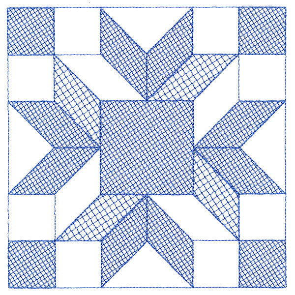 Fun on the Farm Quilting - Merry Kite Square (Trapunto)