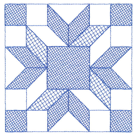 Fun on the Farm Quilting - Merry Kite Square (Trapunto)