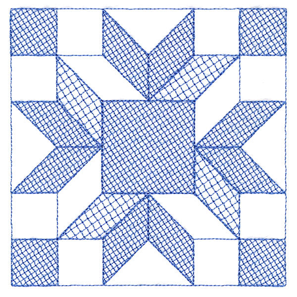 Fun on the Farm Quilting - Merry Kite Square (Trapunto)