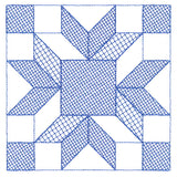 Fun on the Farm Quilting - Merry Kite Square (Trapunto)