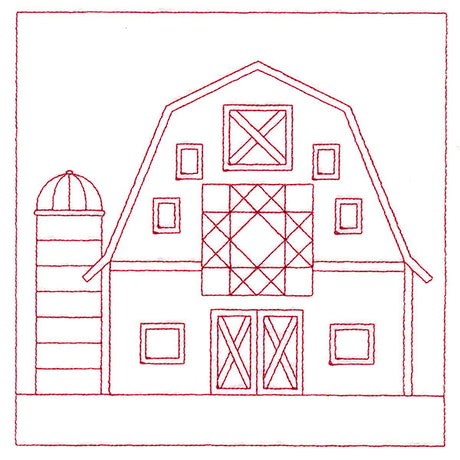 Fun on the Farm Quilting - Girls Favorite Barn (Double Run)