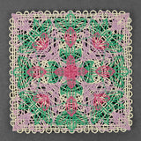 Spring Floral Granny Square (Battenburg Lace)