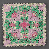 Spring Floral Granny Square (Battenburg Lace)