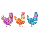 Textured and Fancy Chicken Trio