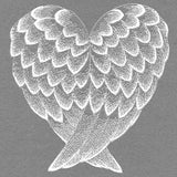 Elegant Heart Angel Wings