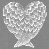 Elegant Heart Angel Wings