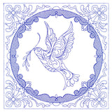 Faithful Stitches - Dove (Trapunto)