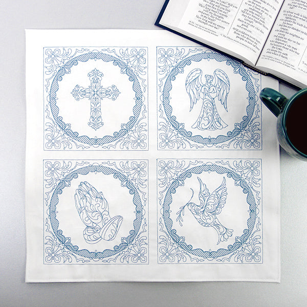 Faithful Stitches - Dove (Trapunto)