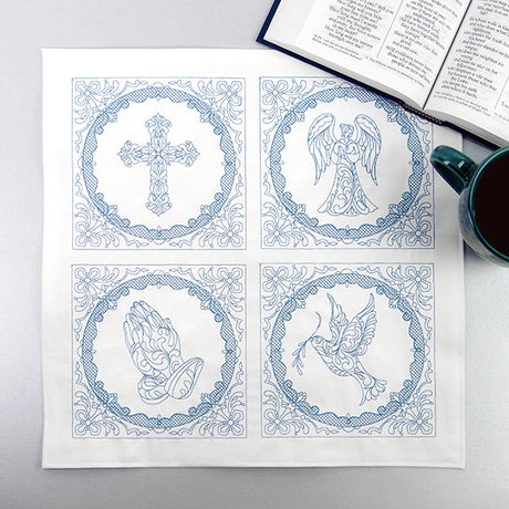 Faithful Stitches - Dove (Trapunto)