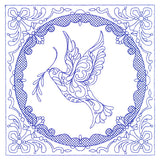 Faithful Stitches - Dove (Trapunto)