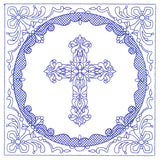 Faithful Stitches - Cross (Trapunto)