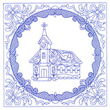 Faithful Stitches - Church (Trapunto)