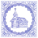 Faithful Stitches - Church (Trapunto)