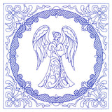 Faithful Stitches - Angel (Trapunto)