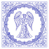Faithful Stitches - Angel (Trapunto)