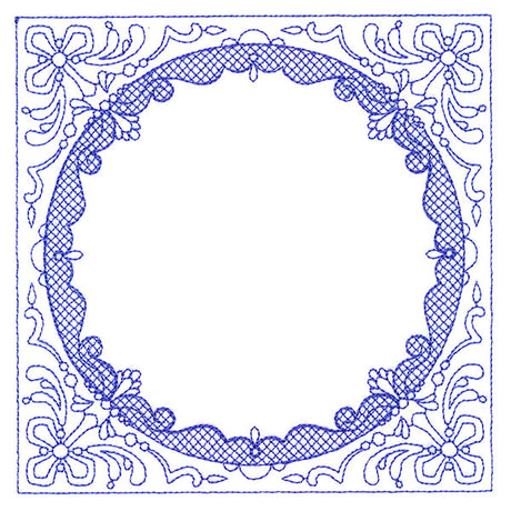 Faithful Stitches - Simple Frame (Trapunto)