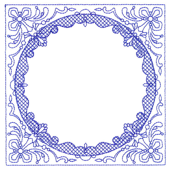 Faithful Stitches - Simple Frame (Trapunto)