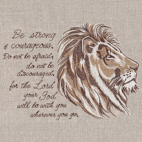Be Strong and Courageous Lion