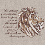 Be Strong and Courageous Lion