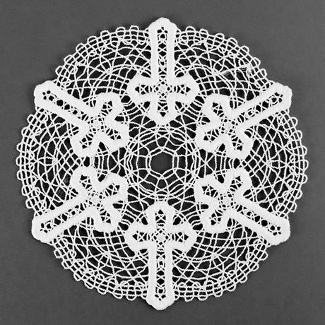 Faithful Cross Doily (Battenburg Lace)
