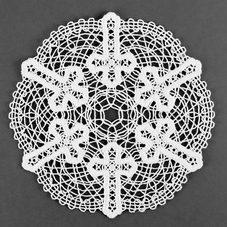 Faithful Cross Doily (Battenburg Lace)