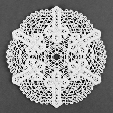 Faithful Cross Doily (Battenburg Lace)