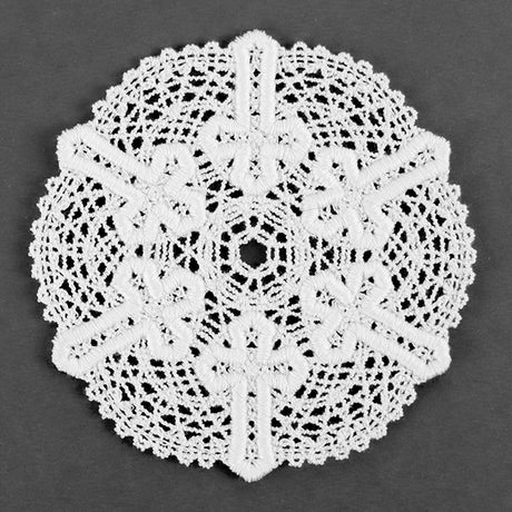 Faithful Cross Doily (Battenburg Lace)