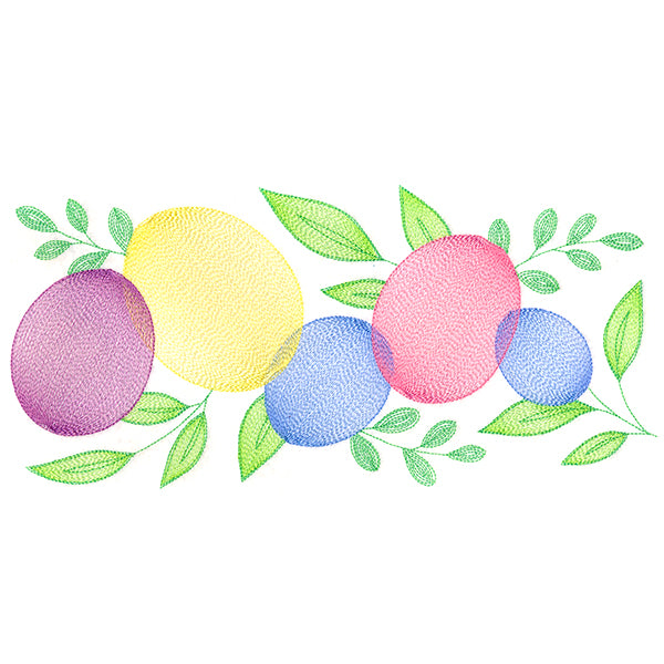 Easter Egg Delight - Border