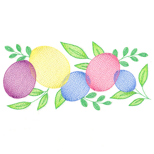 Easter Egg Delight - Border