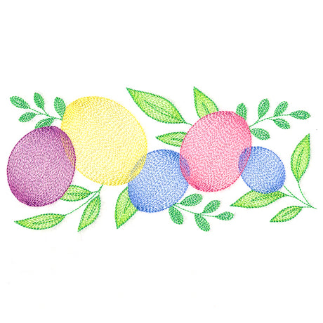 Easter Egg Delight - Border