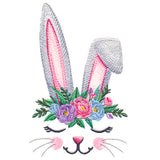Charming Bunny in Flower Crown