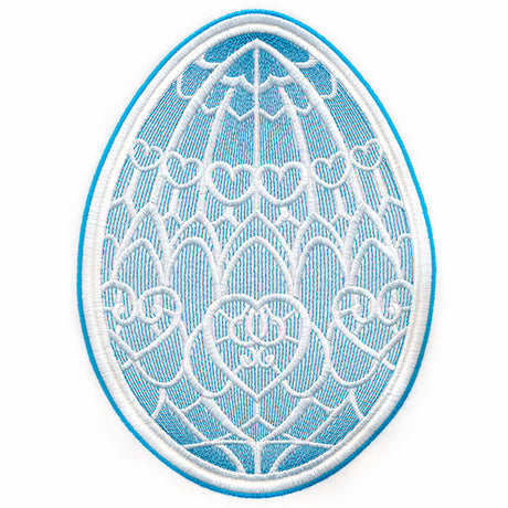 Easter Egg Artistry - Intricate Hearts